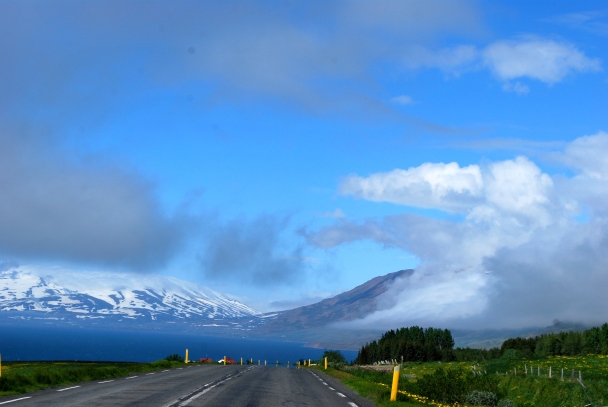 Leaving Akureyri, Iceland
